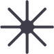 Crossed lines icon